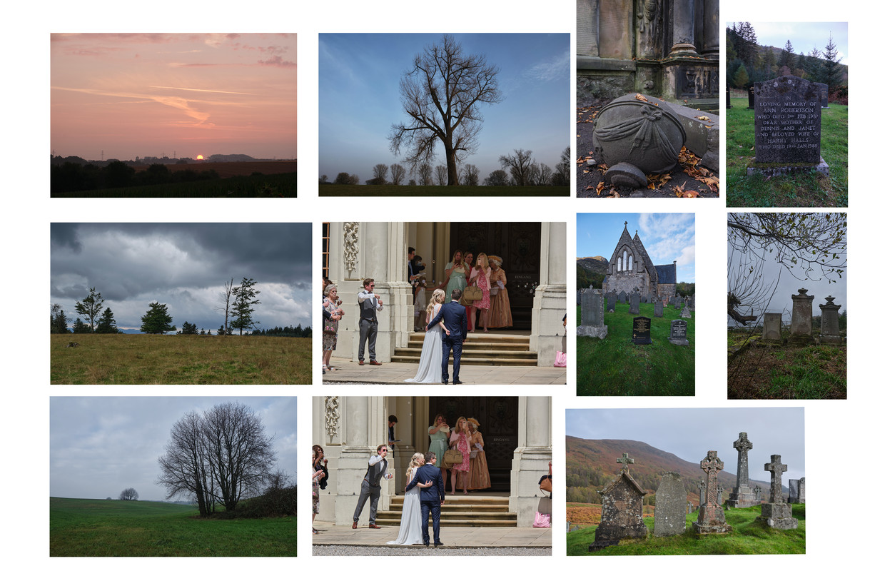 verwendete fotos friedhof
