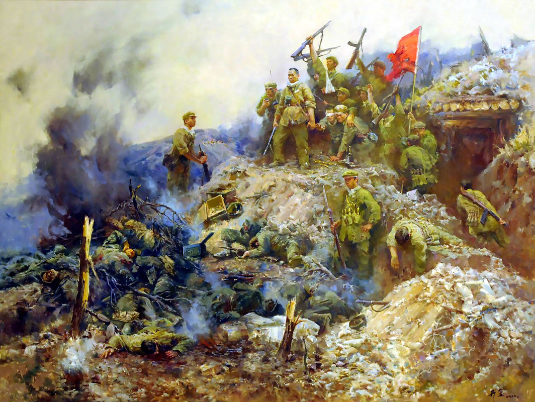 Corea,batalla de la colina del triangulo,Guerra de Corea