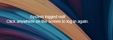 system logout