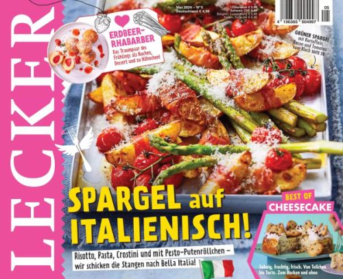 Cover: Lecker Magazin No 05 Mai 2024