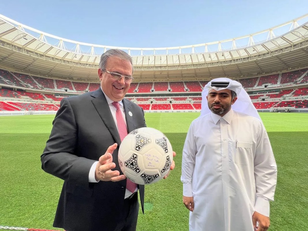 El canciller Marcelo Ebrard ya comenzó con los preparativos para el Mundial 2026