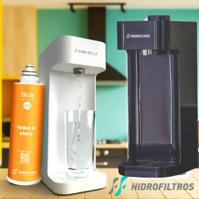 Purificador Hidrofiltros Facile C3 Água Natural Selo Inmetro