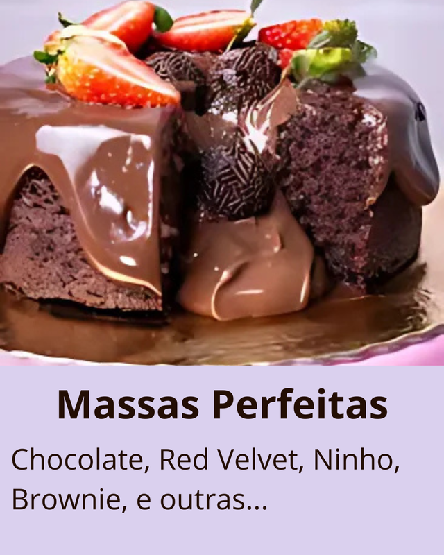 Mini bolo de chocolate