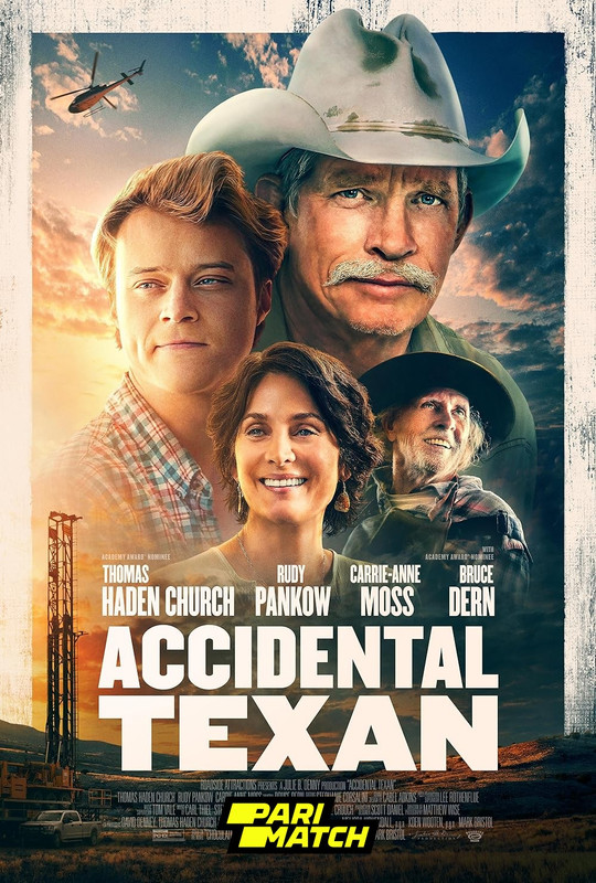  Accidental Texan (2023) 1080p | 720p | 480p HDRip Hollywood Movie [Hindi HQ Dubbed] x264 AAC Full Movie Download