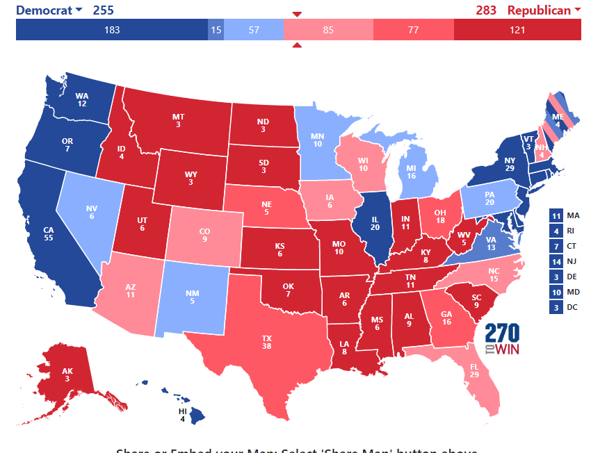 2020 Electoral College Map: You Pick The Outcome | Page 2 | Political Talk