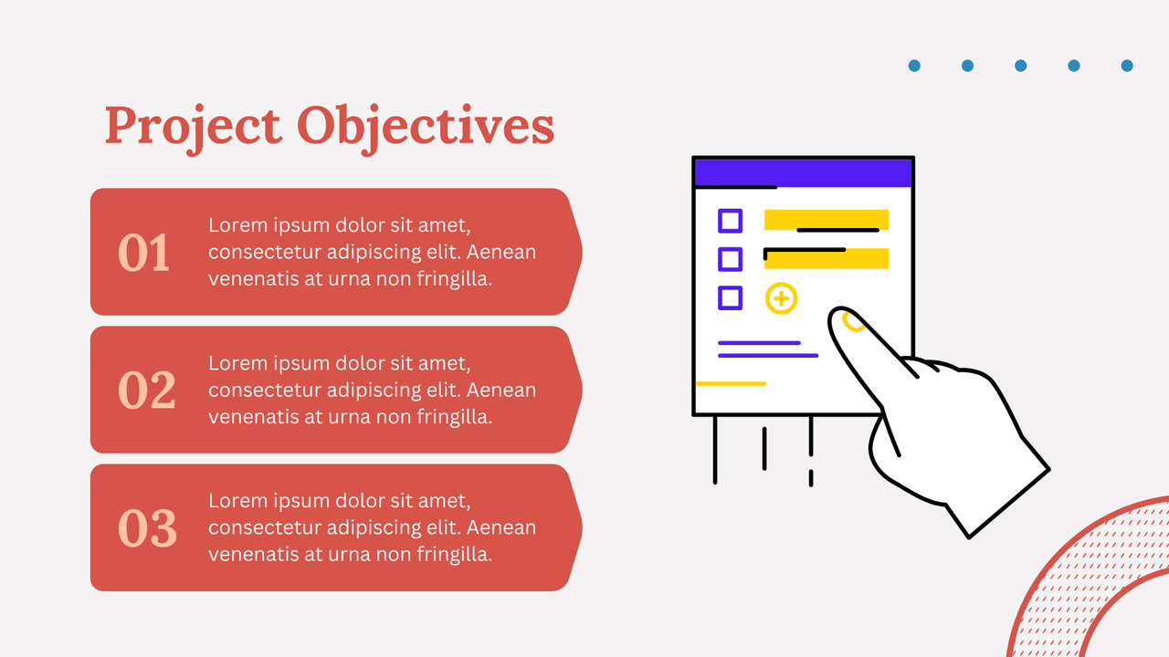 Red Blue Colorful Minimalist Project Presentation