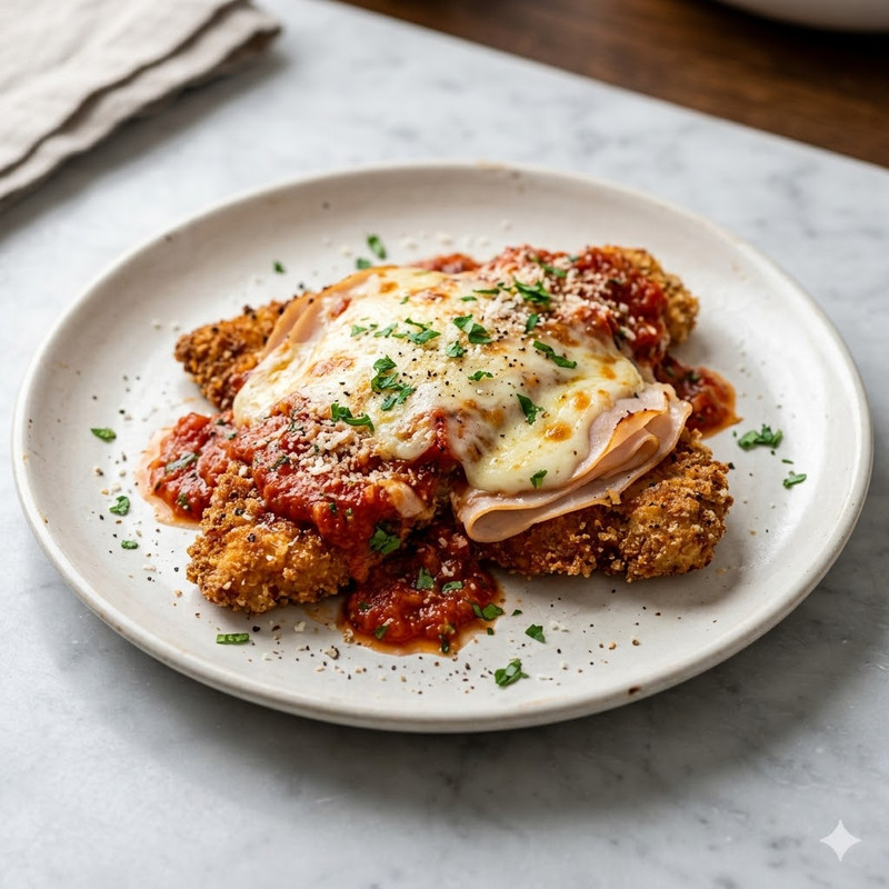 Scaloppine Parmigiana A La Napolitana