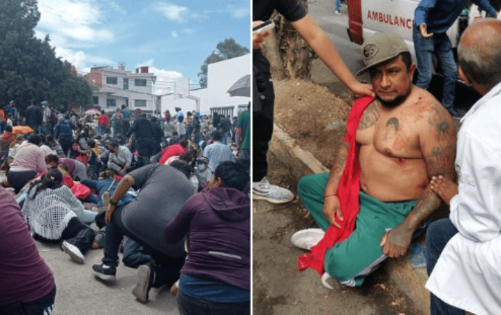 Ya está preso el hombre que abrió fuego en un puesto de vacunación en Puebla