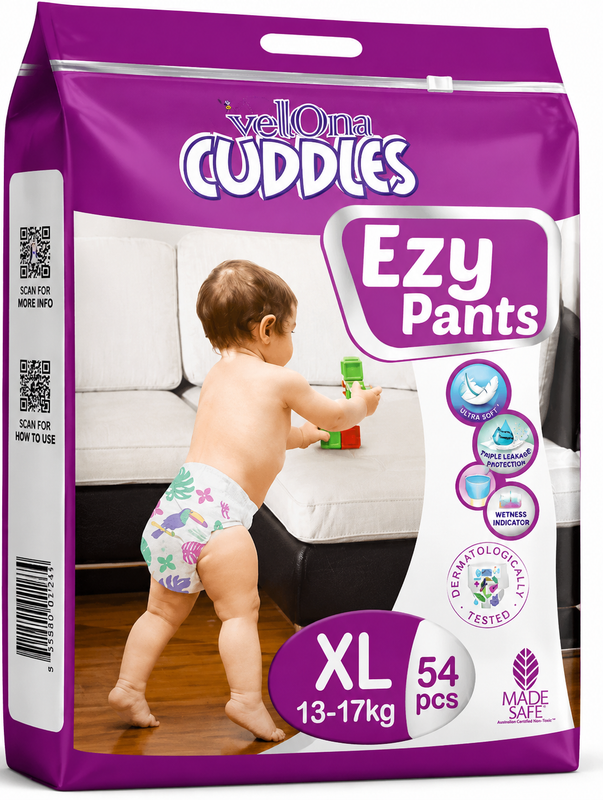 Vellona Cuddles Ezy Pants (XL) 54Pcs