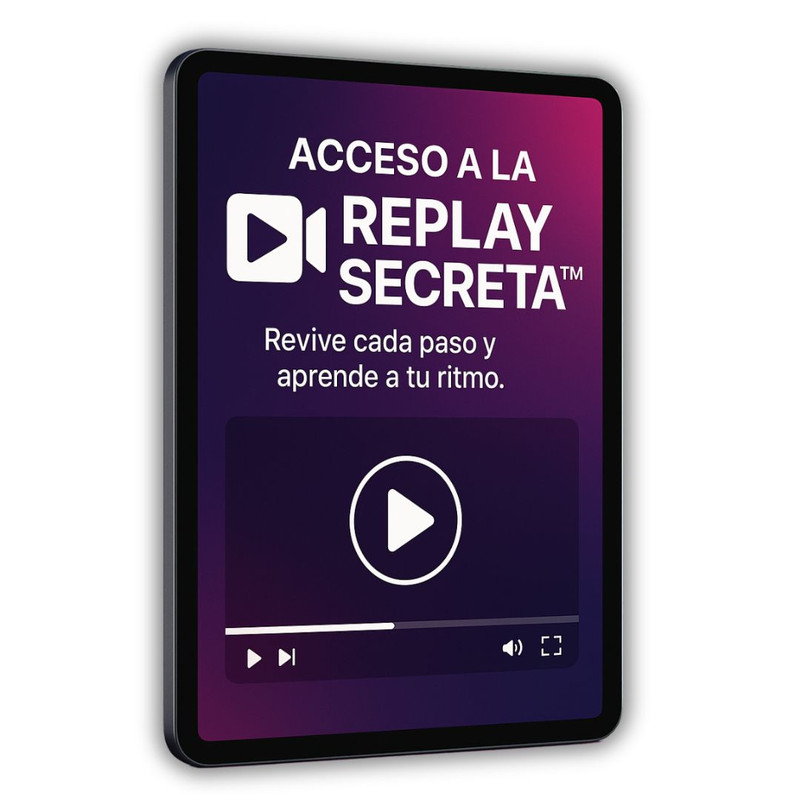 Mockup de Acceso a la Replay Secreta
