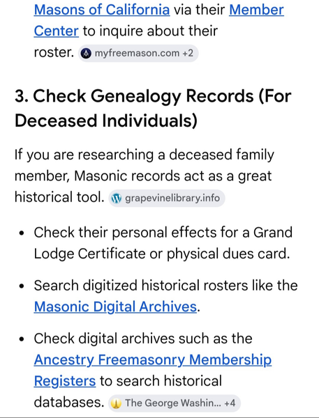 Masonic verification 2