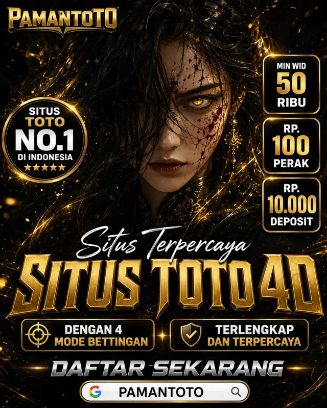 PAMANTOTO : Situs Toto Togel Online Terpercaya & Bandar Togel Slot Gacor Terbaik Resmi