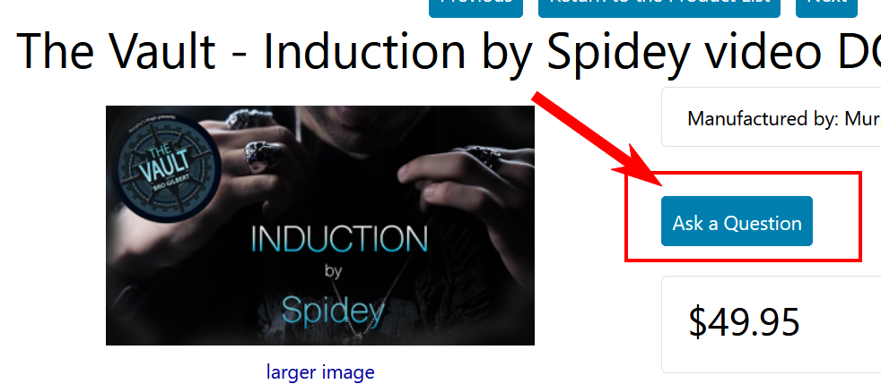 Ask a Question button