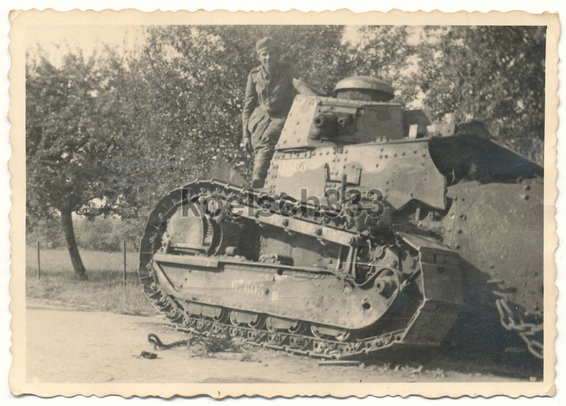 Foto Frankreich - Renault FT 17 Tank französisch