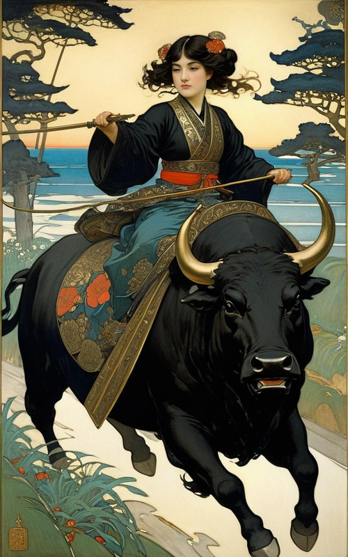 tori-gates-japan-girl-riding-black-bull-by-vasnetsov-greg-rutkowski-art-nouveau-pre-raphaelite.jpg