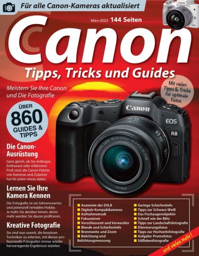 Cover: Canon Tipps, Tricks und Guides Magazin März 2023