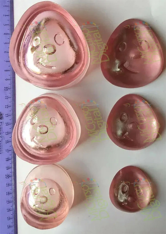 Molde Para Fomi Caras con ojos para Muñecas o princesas en Foami  