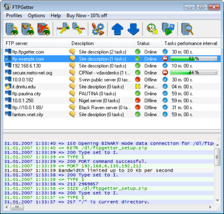 FTPGetter Professional 5.97.0.249 Multilingual