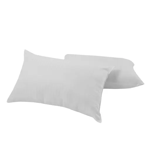 Rest Nest 17x27 Inch White Pillow Set - Pack of 5 with Hollow Microfiber Filling Color 1 (R805)