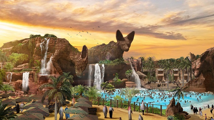 Arab Saudi berencana membangun taman rekreasi air pertamanya di Qiddiya dekat Riyadh.