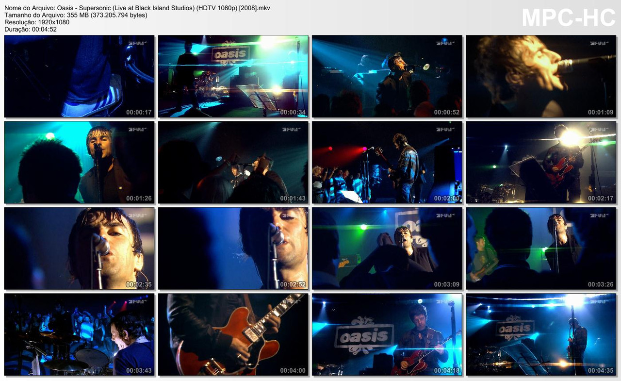 Oasis - Supersonic (Live at Black Island Studios) (HDTV 1080p) [2008]