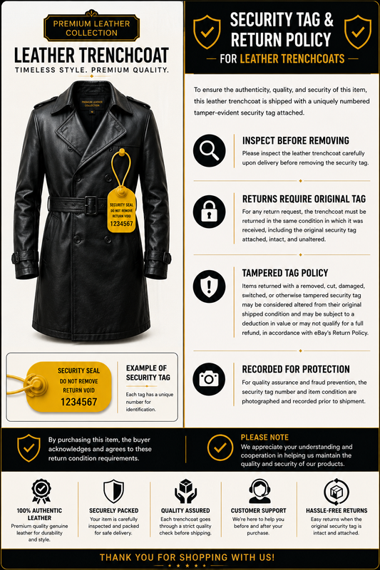 Security Tag & Return Policy