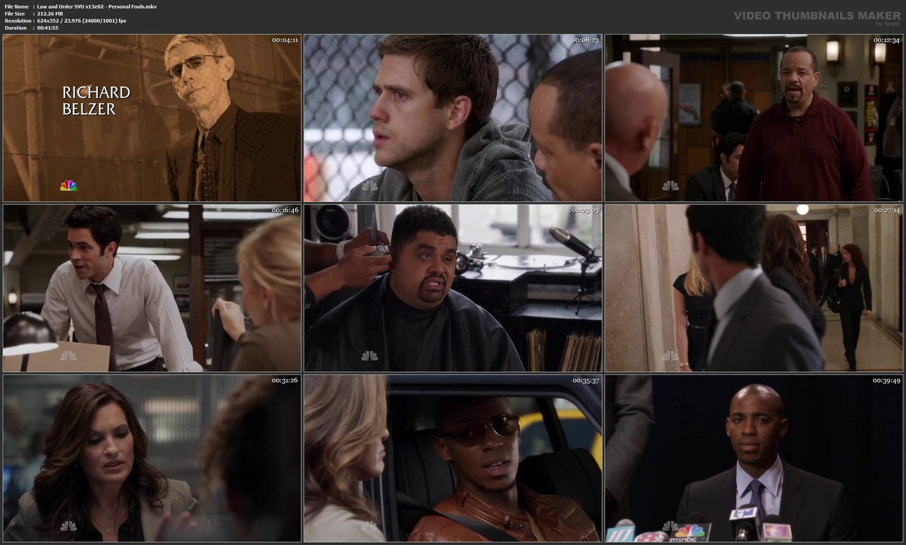 Law and Order SVU s13e02 - Personal Fouls.mkv