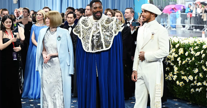 Lewis Hamilton makes a powerful statement at the 2025 Met Gala as co-chair