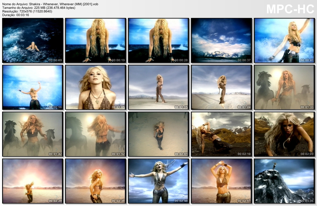 Shakira - Whenever, Wherever (MM) [2001]