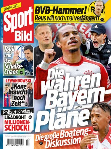Cover: Sport Bild Magazin No 40 vom 04  Oktober 2023