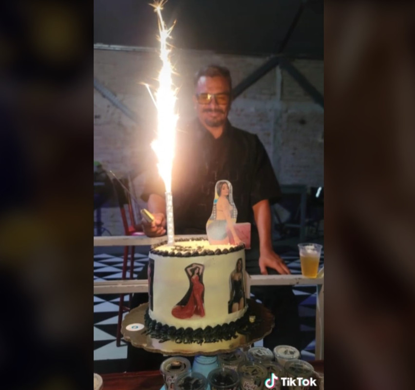 Mujer arma fiesta temática a su esposo para consentirlo, el tema: Karely Ruiz