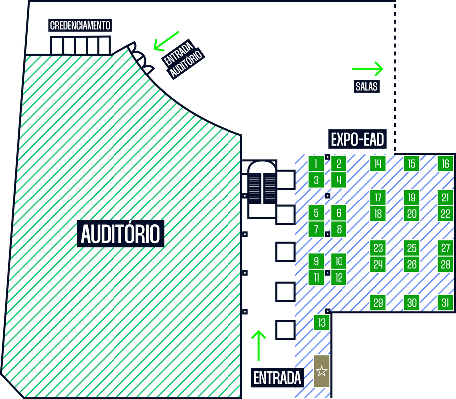 Mapa do evento 20º SENAED