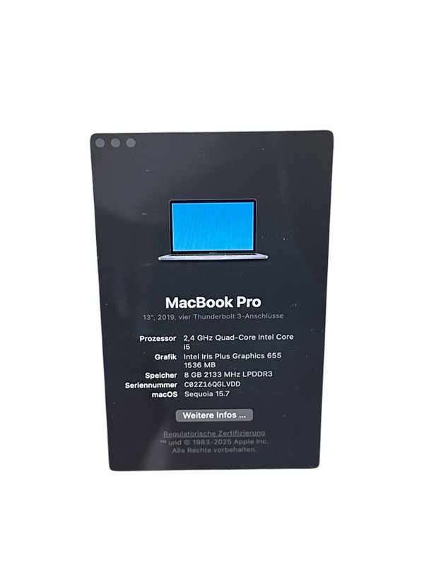 Apple MacBook Pro A1989 Bild 8