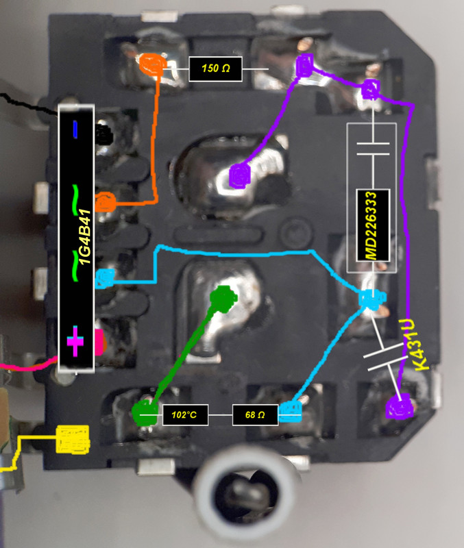 kl. Platine Bestückung