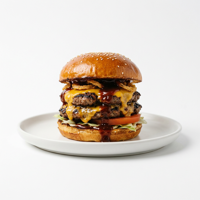 Hamburguesa BBQ Doble