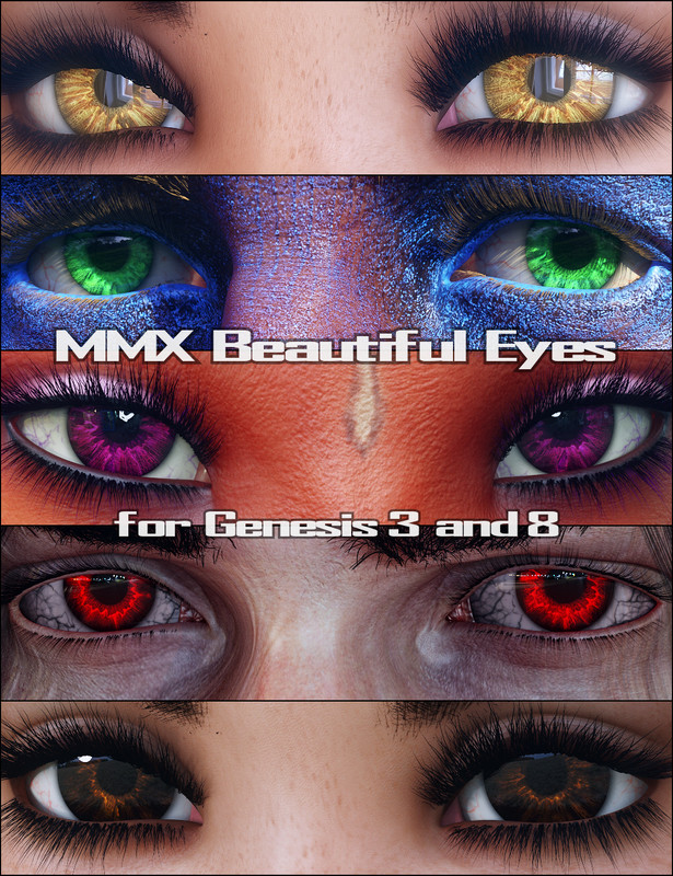 mmx beautiful eyes for genesis 3 and 8 00 main daz3d