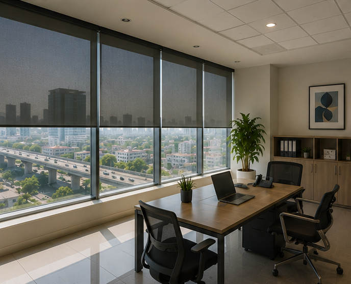 Office Heat Reduction Window Film