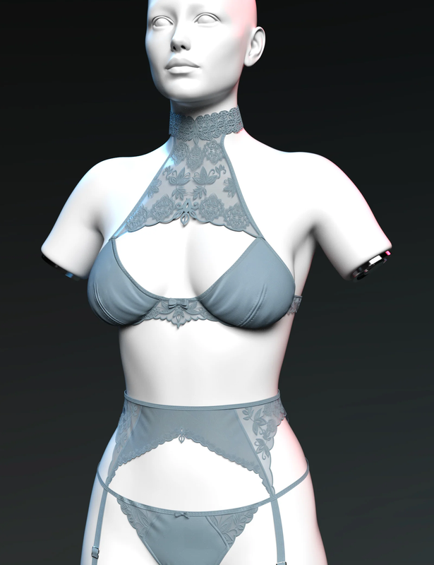 X-Fashion Sweet Memories Lingerie for Genesis 9