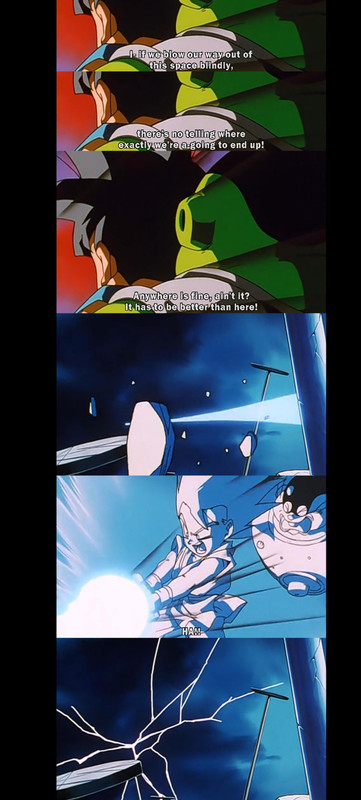 Goku breaks dimensional boundary of Sugoroku Space