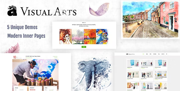 Visual Art – Gallery WordPress Theme