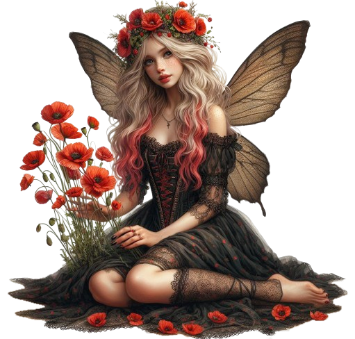 Poppies&Fairy4AImadeByLoriM2-24