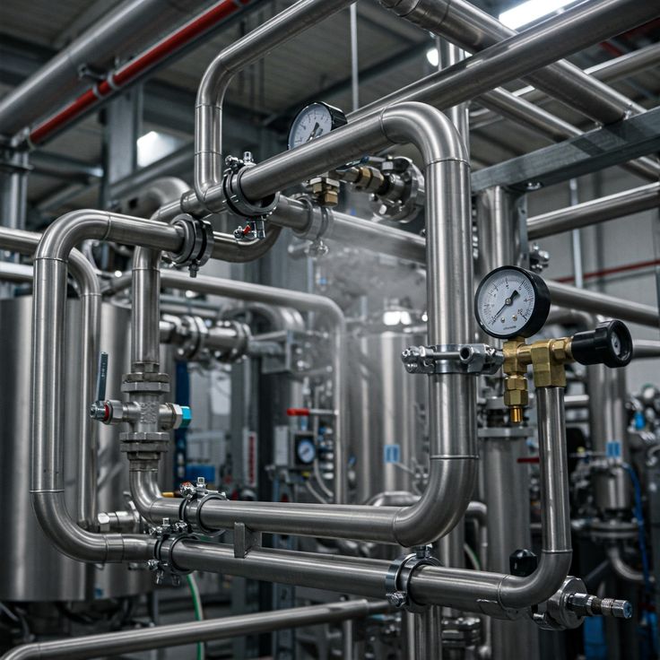 Commercial Utility Plumbing Pipe Network