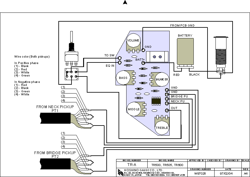 Ibanez W97026 (TR500, TR505)