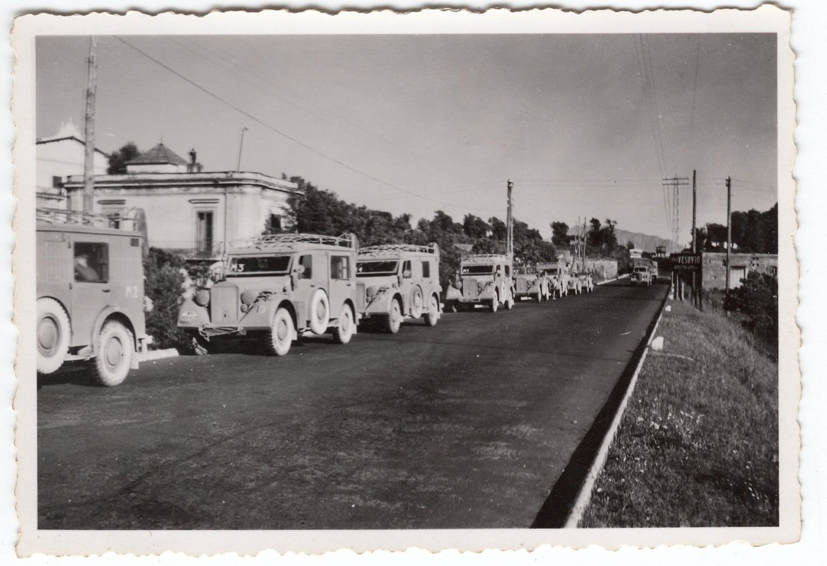 DAK 15.Pz.Div.Funkwagen Straße Napoli - Pompei J