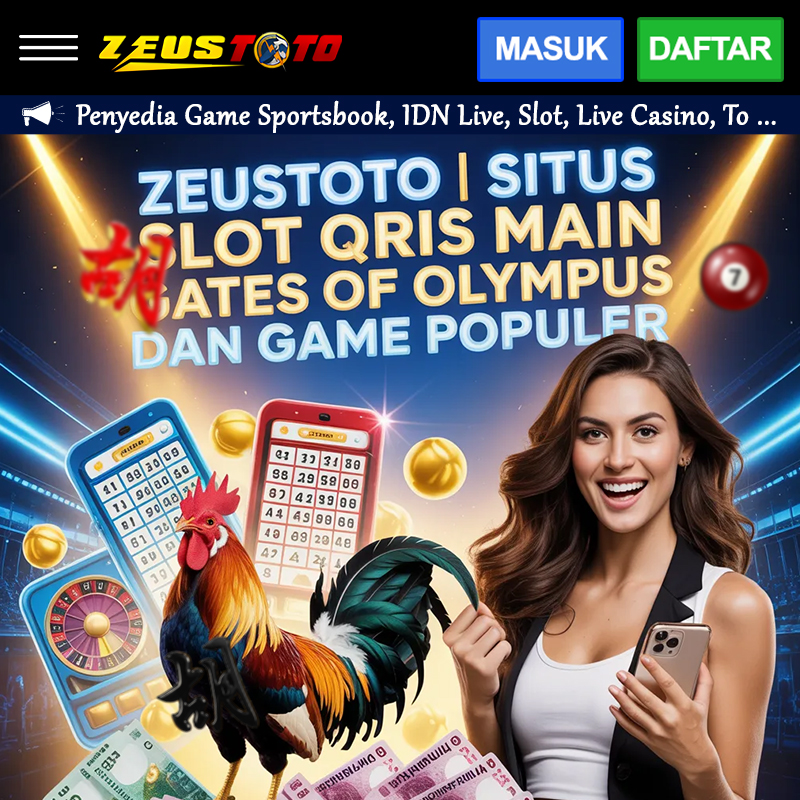 ZEUSTOTO | Situs Slot QRIS Main Gates of Olympus dan Game Populer, Deposit Cepat 10 Detik image 1