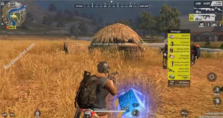 Kontrol dari Game Rules of Survival