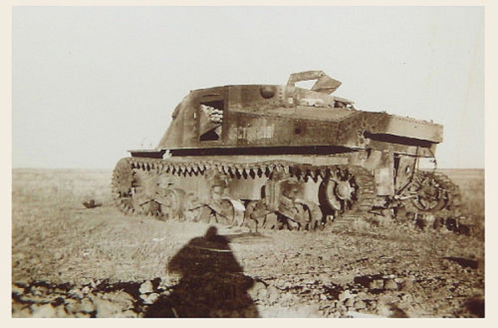 Russ. Tank Panzer mit Aufschrift  Für Stalin