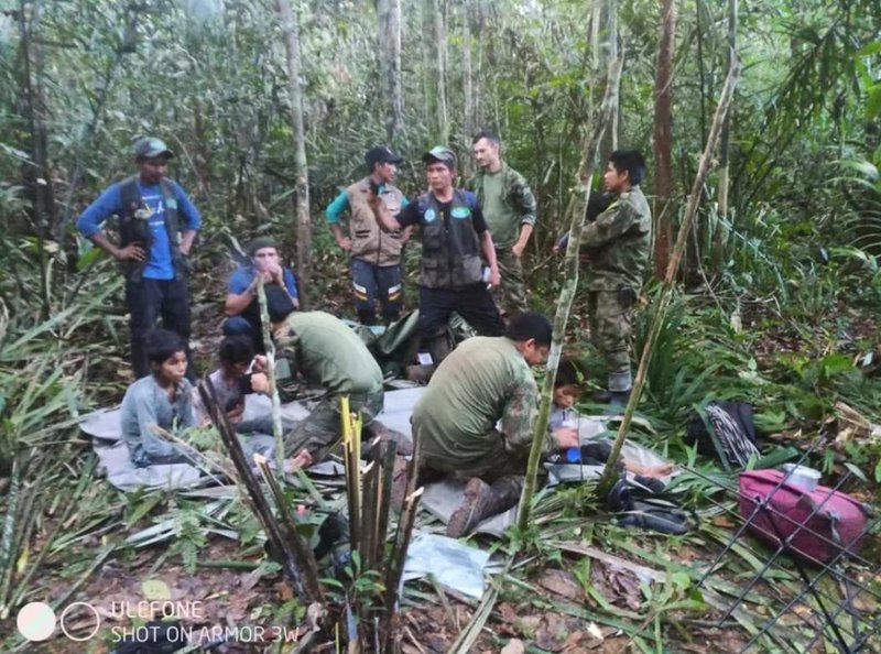 Niños - Milagro en la selva colombiana: Encuentran con vida a los 4 niños perdidos en la selva desde hace 40 días 2023-6-9-23-24-59