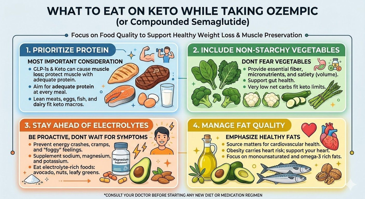 What to Eat on Keto While Taking Ozempic