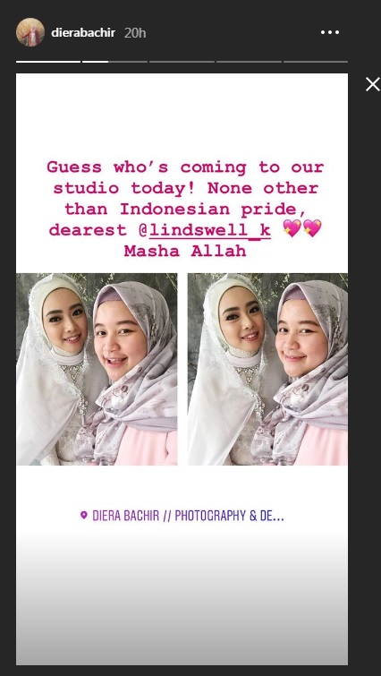 Diera Bachir dan Lindswell Kwok
